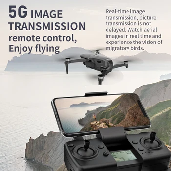 Новый Мини-Дрон L300 с Бесщеточным GPS WiFi FPV 4K ESC Камерой с Автоматическим Возвратом Следуйте за Мной Жест Фото 25 минут RC Квадрокоптер Игрушки Дрон  5