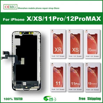 RJ ЖК-Дисплей Для iPhone X XS XSMAX XR TFT С 3D Сенсорным Цифрователем В Сборе 11 11PROMAX 12 Pro Max Замена ЖК-экрана Дисплей  3