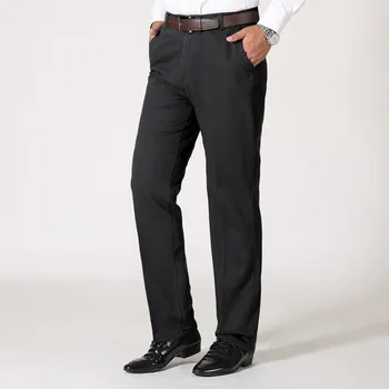 Мужской винтажный костюм, брюки на каждый день, повседневные брюки, однотонные брюки полной длины, Узкие брюки на молнии с карманами, рабочие модные брюки  5