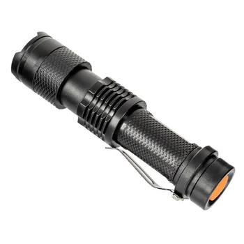 Походный фонарик яркостью 1000 люмен, мини-фонарик, портативный мощный светодиодный карманный водонепроницаемый фонарик Tacticals.  5