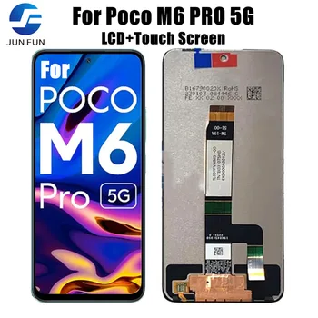 6,79 дюйма Для Xiaomi Poco M6 Pro ЖК-дисплей С Сенсорным Экраном, Дигитайзер Для Poco M6 Pro, Запасные Части для Ремонта Экрана 5G  10