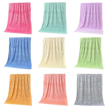 Мягкое банное полотенце из микрофибры, полотенце для лица, сверхпоглощающее пляжное полотенце для мальчиков и девочек  4