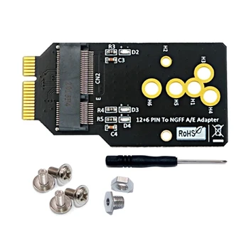 Модуль WIFI6 к 12 + 6-контактному адаптеру AX200 /201/210 Модуль WIFI6 Усовершенствованный настольный адаптер беспроводной карты  10