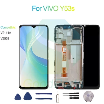 Для VIVO Y53s Замена экрана Дисплея 2408*1080 V2111A, V2058 Для VIVO Y53s ЖК-сенсорный Дигитайзер  3