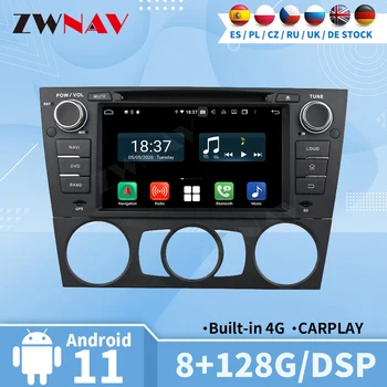 Автомагнитола Carplay Bluetooth, автомобильный мультимедийный центр, 2 Din, Android, автоматическое видео для BMW E90 Седан 2005-2011 2012, Стереоэкранный  5