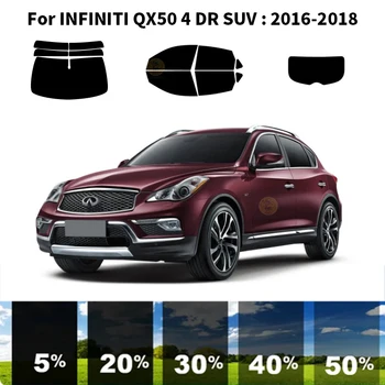 Предварительно Обработанная нанокерамика car UV Window Tint Kit Автомобильная Оконная Пленка Для INFINITI QX50 4 DR SUV 2016-2018  10