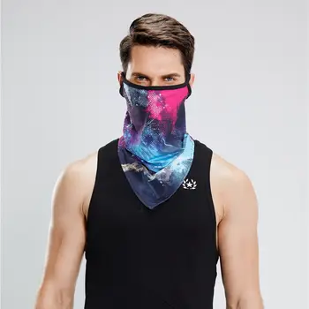 Защита от ультрафиолета, Ледяной шелк, маска для лица, шейная трубка, Спортивная бандана, шарф для активного отдыха, Дышащий Походный шарф, гетры, бандана  10