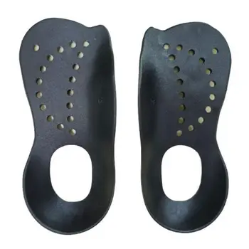 1 пара универсальных амортизирующих вставок для обуви с нескользящей текстурой При подошвенном фасциите, медицинские стельки для пяток, Ортопедические стельки  3