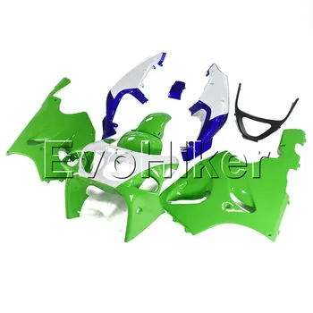 корпус обтекателя мотоцикла для ZX7R 1996 1997 1998 1999 2000 2001 2002 2003, зеленый комплект кузова из АБС-пластика  10