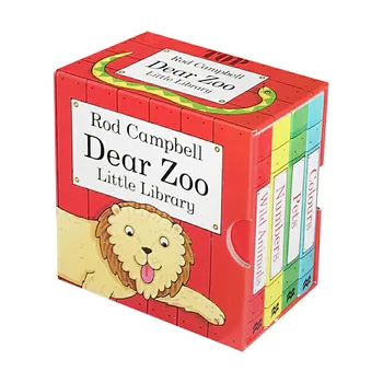 Маленькая библиотека Dear Zoo, Детские книжки для малышей в возрасте 1, 2, 3 лет, английская книжка с картинками, 9780230750289  5