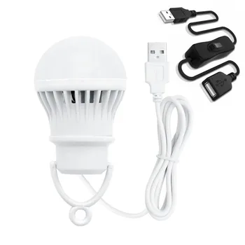 7 Вт 5 Вт 3 Вт USB Переключатель Лампы Лампа 5 В Портативный Кемпинг Фонарь Лампа LED USB Мощность Чтение Книги Свет Для Наружного Кемпинга Палатка Свет  5