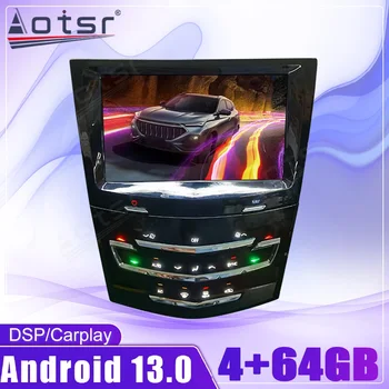 Для Cadillac ATS ATSL XTS SRX CTS Автомобильный Мультимедийный Стерео Экран Tesla Android 10 Плеер Carplay GPS Навигация Головное Устройство DVD  5