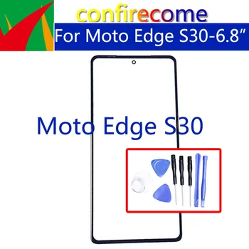 Для Motorola Moto Edge S30 XT2175-2 Замена передней стеклянной ЖК-панели с сенсорным экраном  0