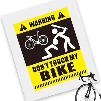 Велосипедные наклейки, наклейки на раму, водонепроницаемые велосипедные наклейки С защитой от солнца, Декоративные наклейки с предупреждением, самоклеящиеся  10