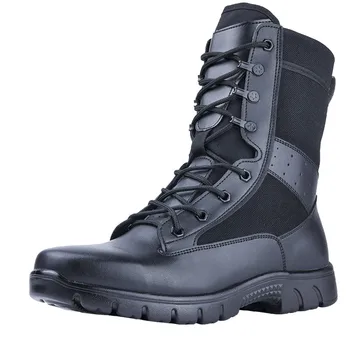 Весенние тактические военные мужские ботинки 2023 года, Армейские ботинки для боя в пустыне, Уличные походные ботильоны, Мужская Рабочая Безопасная износостойкая обувь  4