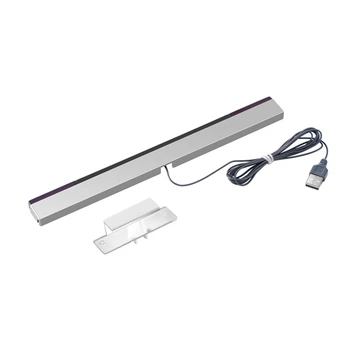 Игровые аксессуары для Wii Sensor Bar Проводные Приемники IR Signal Ray Замена USB-Штекера Sensor Bar Reciever для WII/WIIU  10