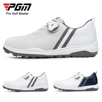 2024 PGM XZ223 Новая Женская обувь для гольфа Мужская обувь Противоскользящая Спортивная обувь с шипами Водонепроницаемая Женская обувь для гольфа  5