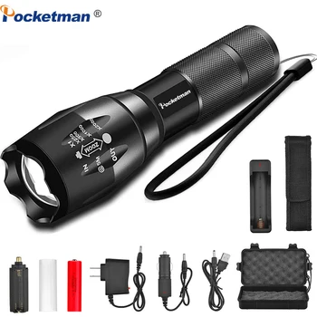 Обновленный Pocketman-светодиодный фонарик, масштабируемые фонарики, водонепроницаемый фонарик, тактические фонарики, аварийный фонарик, походный фонарь  2