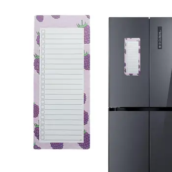 Магнитные Блокноты Для Покупок Блокноты для Холодильника Многоцелевой Блокнот Из Плотной Бумаги Для Заметок Для Картотеки Планы Питания В Шкафчике  10