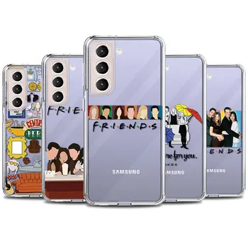 Центральный Перк Friends Прозрачный Чехол Для Samsung Galaxy S20 FE S21 Ultra Lite 5G CapaFor SAMSUNG S20 S10 S8 S9 Plus S10e TPU Coque  5