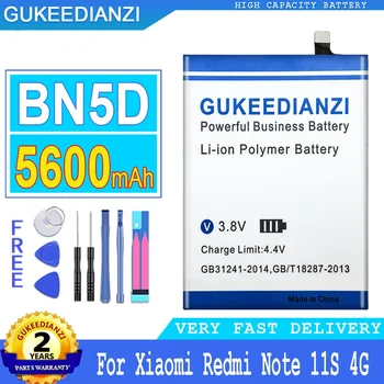 Аккумулятор GUKEEDIANZI BN5D для Xiaomi Redmi Note 11 S, 11 S, Note11S, M4 Pro, M4Pro, 4G, Аккумулятор Большой мощности  0