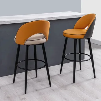 Современный дизайн Барных стульев, подчеркивающий роскошь и минимализм, европейские и Итальянские Барные стулья, Расслабляющая Регулируемая мебель для дома Barkrukken  4
