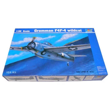Трубач 02223 1: 32 США F4F-4 Wildcat Истребитель Самолет Военная Сборка Пластиковая Игрушка Модель Ручной Работы Строительный Комплект  0