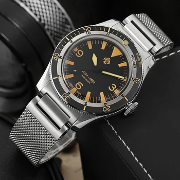 IX & DAO 5305 Часы для дайвинга Автоматические Механические Ретро Роскошные наручные часы Sapphire Diving Reloj Hombre Мужские Винтажные наручные часы 40 мм  5