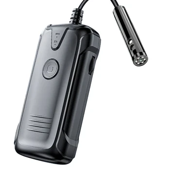 8 мм двухобъективный WIFI эндоскоп 1080P Scope Snake Camera С 6 светодиодами IP67 Водонепроницаемая инспекционная камера для телефона Android/IOS Прочный  10