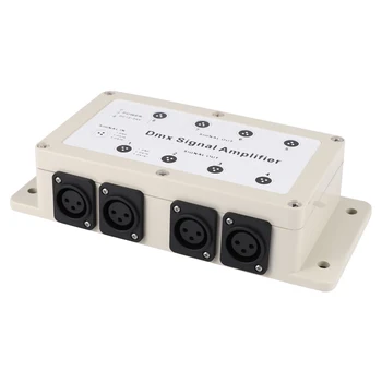 Dc12-24V 8-канальный Выходной Dmx Dmx512 Светодиодный контроллер, усилитель сигнала, разветвитель, распределитель для домашнего оборудования  5