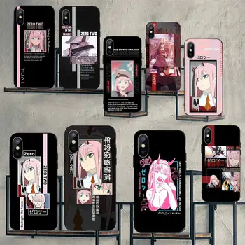 Чехол для телефона Zero two anime для iphone 11 13 12 14 x xs xr pro max mini plus для мальчиков и девочек  5