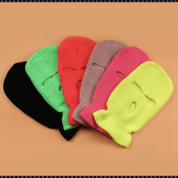 Маска-балаклава, зимняя шапка, неоновая маска, зеленые кепки на Хэллоуин для вечеринки, Мотоциклетная, велосипедная, лыжная, велосипедная балаклава, Розовые маски  4