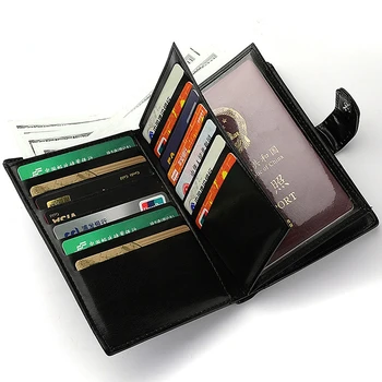 Мужской кошелек из натуральной воловьей кожи с защитой от потери, короткий кошелек для монет с держателем Apple Airtags, сумка для удостоверения личности и кредитных карт на молнии  5