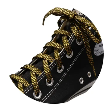 Coolstring 8 мм Пара аксессуаров для обуви дешевле Металлическая пряжа Блестящие шнурки Грубая текстура для деловых мужчин Кожаные шнурки для обуви  4