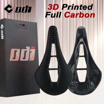 ODI, полностью Углеродное Седло, Легкое Велосипедное сиденье, 3D-печать, Противоударная подушка для Mtb, Коврик для горного велосипеда, Велосипедные Детали  10