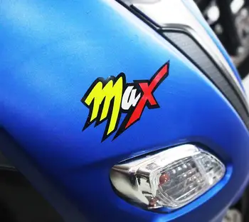 наклейки motocross Max Biaggi № 3 наклейка на мотоциклетный шлем, светоотражающая виниловая наклейка на автомобиль, наклейки на бампер гоночного велосипеда  10