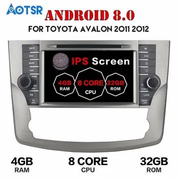 1 din Android 8.0 Автомобильный DVD-плеер GPS-радио для Toyota Avalon 2011 2012 4 + 32 ГБ Мультимедийный плеер с сенсорным экраном, магнитофон Аудио  5