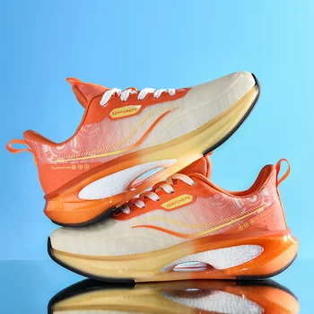 Унисекс Марафонские кроссовки для бега высшего качества, спортивные кроссовки для фитнеса, мужские Женские кроссовки для бега  10
