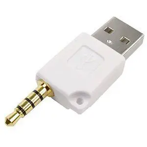 Адаптер USB AM-DC 3,5 мм / Mini USB для передачи данных и зарядки USB-адаптер для Apple iPod Shuffle 2 поколения  5