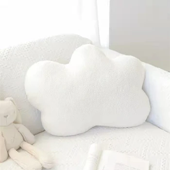 1шт 50 см Супер мягкая плюшевая подушка в форме облака, набитая подушка в форме облака, белое облако, декор для комнаты, подушка для сидения, подарок  5