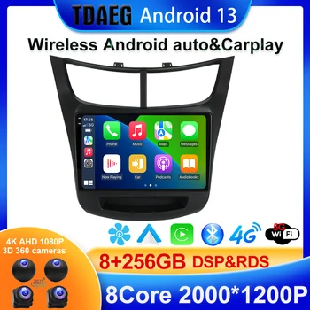 Android 13 2000* 1200 Для Chevrolet Sail 2015-2, Автомобильный Мультимедийный GPS-навигатор, Радио, WIFI, Плеер с разделенным экраном, Carplay AUTO BT 5.0  3