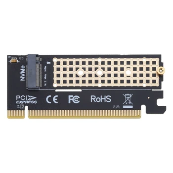 для M2 Riser Карта-адаптер PCIE3.0 для расширения SSD-накопителя PCI-E X16 к NVMe M-Key  5