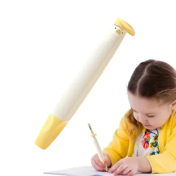 Тренажер для захвата карандаша, держатель для карандашей, Универсальная Силиконовая Эргономичная ручка для дошкольного обучения детей, удерживающая ручку  4