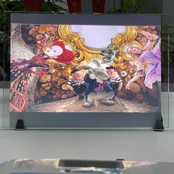 Серебристо-Белый Фронтальный Проекционный Экран 3D Film ALR Голографический Самоклеящийся Экран для Рекламы Смарт-Оконного Стекла  5
