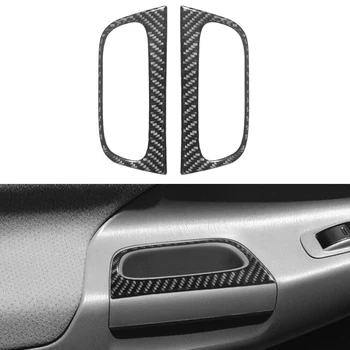 Автомобильная Накладка на Заднюю Дверь Из Углеродного Волокна Для Toyota For Tacoma Double Cab 2012-2015 Автостайлинг Молдинги Для Интерьера  5