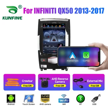 9,7-дюймовый автомобильный радиоприемник Tesla Style 2 Din Android для INFINITI QX50 2013-2017, автомобильный мультимедийный видеоплеер DVD, GPS-навигация  4