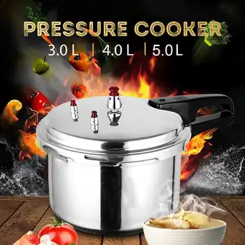 Кухонная плита высокого давления Кухонная посуда Кастрюля для супа и мяса для газовой плиты/индукционной плиты Походный инструмент для приготовления пищи Пароварка  4