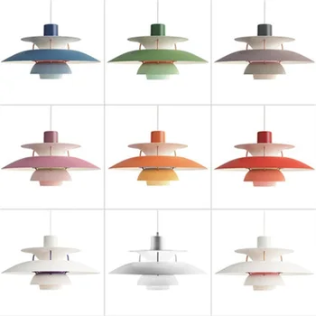 Креативный подвесной светильник BUNNY Nordic Современные красочные светодиодные лампы для украшения домашней столовой  5