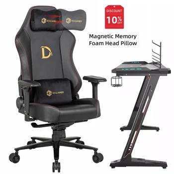 Оптовое кожаное дешевое игровое кресло изготовленное на заказ эргономичное игровое кресло gamer stuhl высокого класса с магнитным подголовником  10