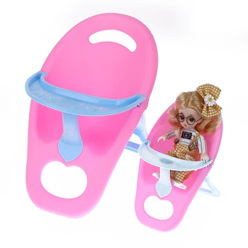 Мини-пластиковые сиденья, бытовые игрушки для детей, аксессуары для кукол 4-10 дюймов, куклы универсального размера, обеденный стул для малышей  5